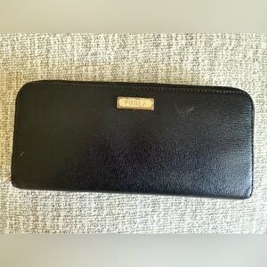Furla Black Leather Wallet